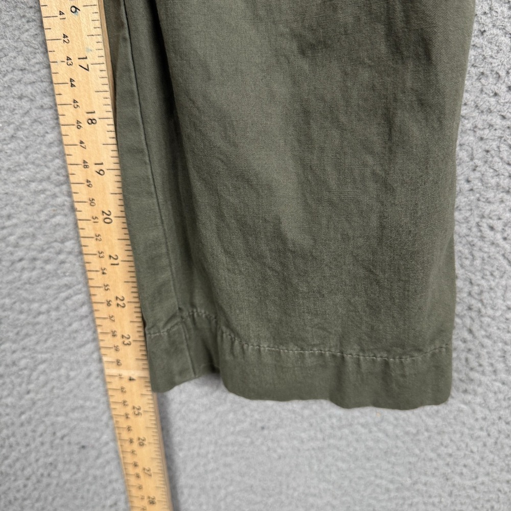 Patagonia Pants Womens 4 Olive Green Cropped Flare Outdoor Hiking Trail Camp Eco - Picture 9 of 11